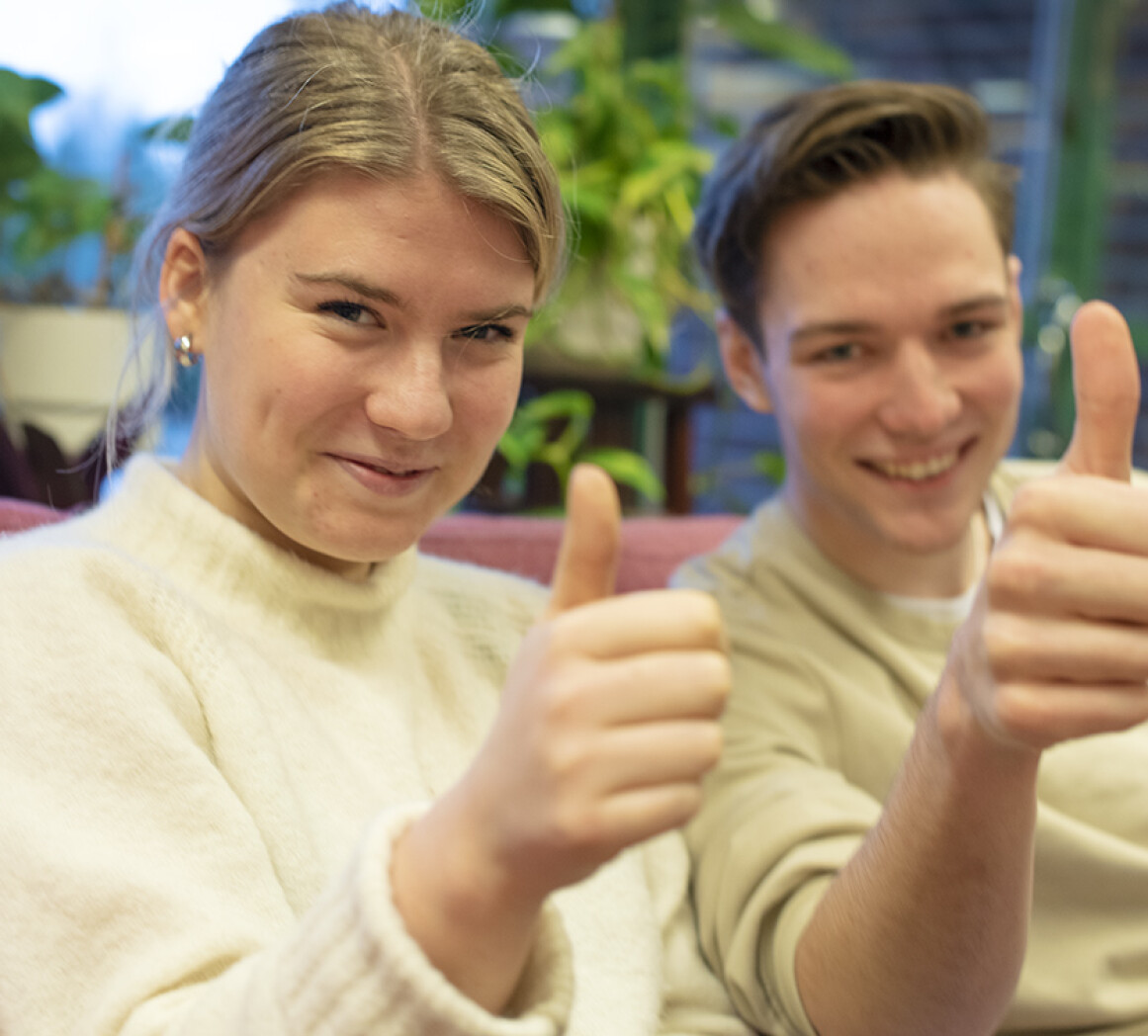 Gymnasiet i Petalax får tummen upp av sina elever